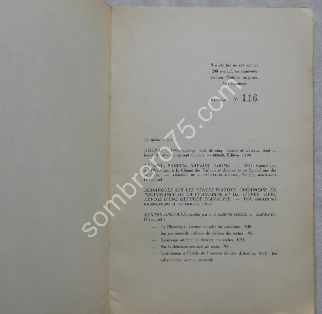 Introduction à la Métaphysique de l'Abeille. P. J. GONNET - Image 6
