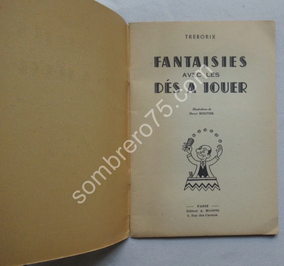 Fantaisies avec les Dés à Jouer.. Ill. Henri BOUYER - Image 2
