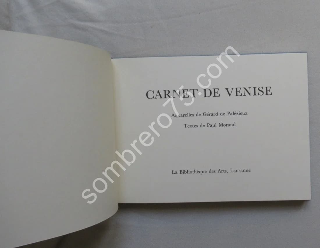 Carnet de Venise. - Ill. Gérard de Palézieux - Image 4