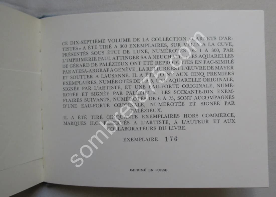 Carnet de Venise. - Ill. Gérard de Palézieux - Image 8