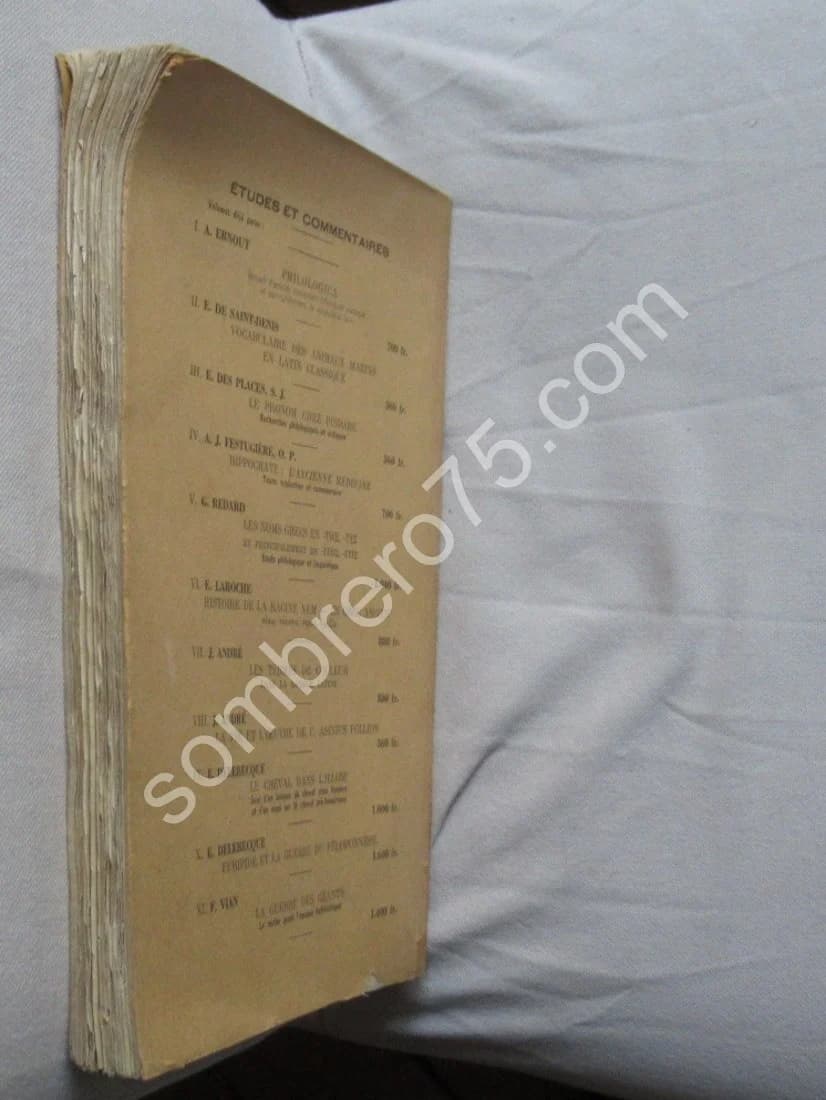 Le Pur et l'Impur dans la Pensée des Grecs d'Homère à Aristote. L MOULINIER - Image 3