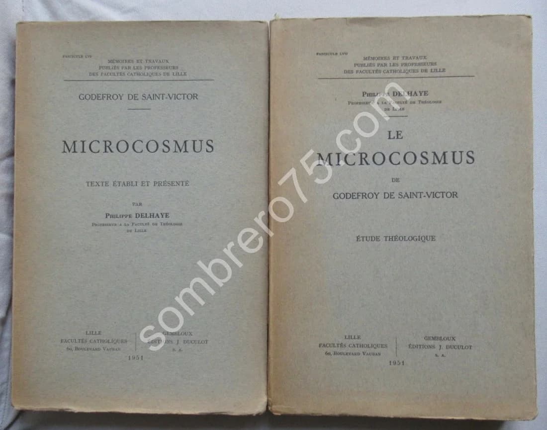 Microcosmus. Le Microcosmus. G de Saint Victor - 2 Tomes