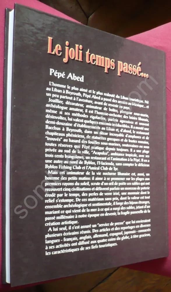 Le Joli Temps Passé... En Hommage à Pépé Abed. Liban - Image 3