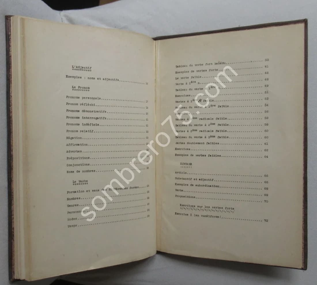 Eléments d'Accadien. (Assyrien-Babylonien) Notions de grammaire. M RUTTEN - Image 8