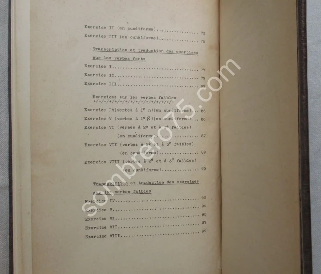Eléments d'Accadien. (Assyrien-Babylonien) Notions de grammaire. M RUTTEN - Image 9