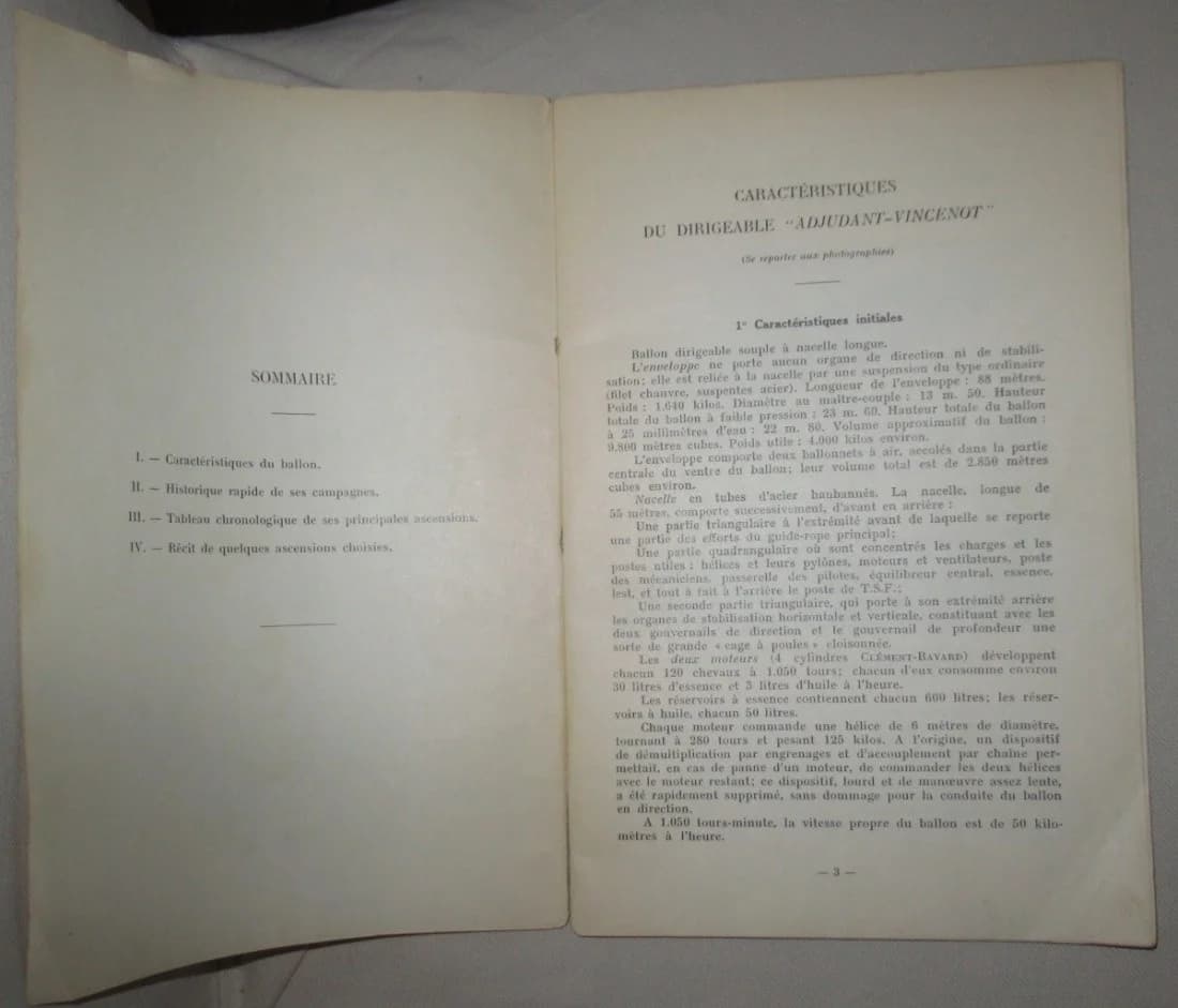 Le Dirigeable Militaire "L'Adjudant-Vincenot" 1911-1916. Et. JOUX - Image 2