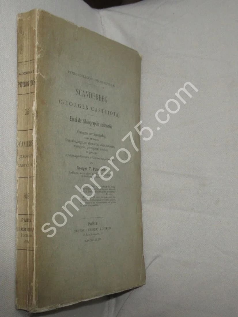 Scanderbeg (Georges Castriota). Essai de bibliographie raisonnée. E.O - Image 2