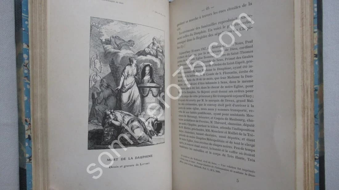 La Sépulture du Dauphin et de la Dauphine dans la Cathédrale de Sens - Image 4