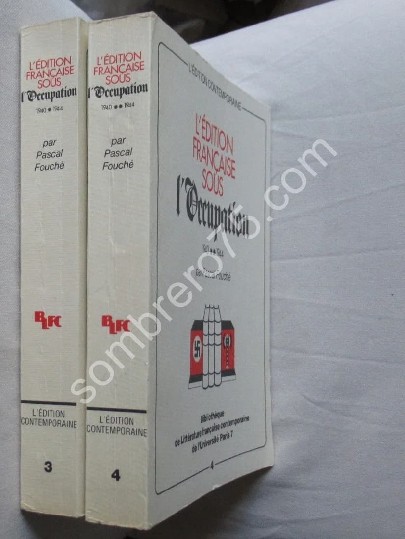 L'Edition Française sous l'Occupation 1940-1944 - 2 Tomes - Image 2