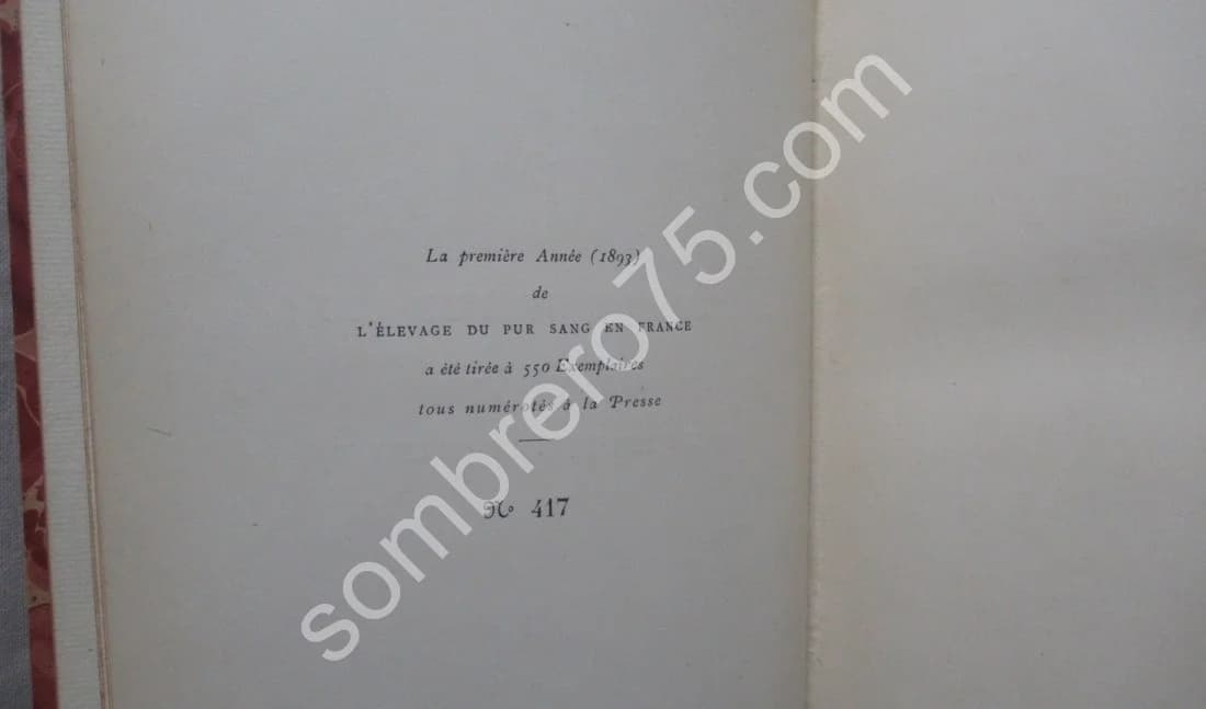 L'Elevage du Pur Sang en France. S.F. TOUCHSTONE - Image 5