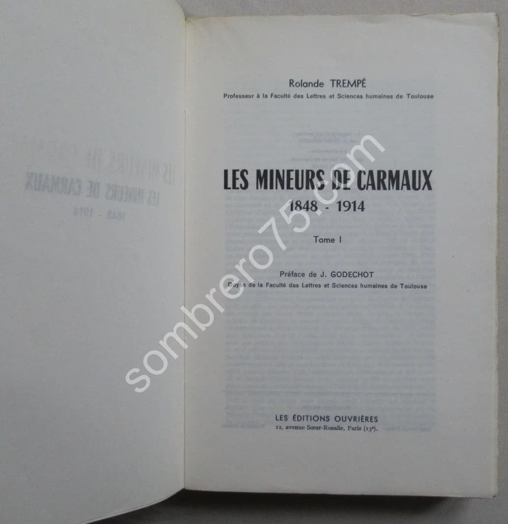 Les Mineurs de Carmaux 1848-1914 - 2 Tomes - Image 3