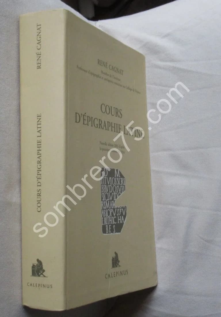 Cours d'Epigraphie Latine Nouvelle Edition 2002 - Image 2