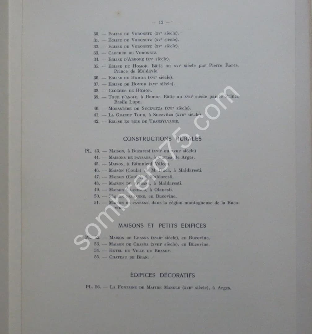 Petits Edifices. Documents d'architecture. Roumanie. 1931 - Image 13