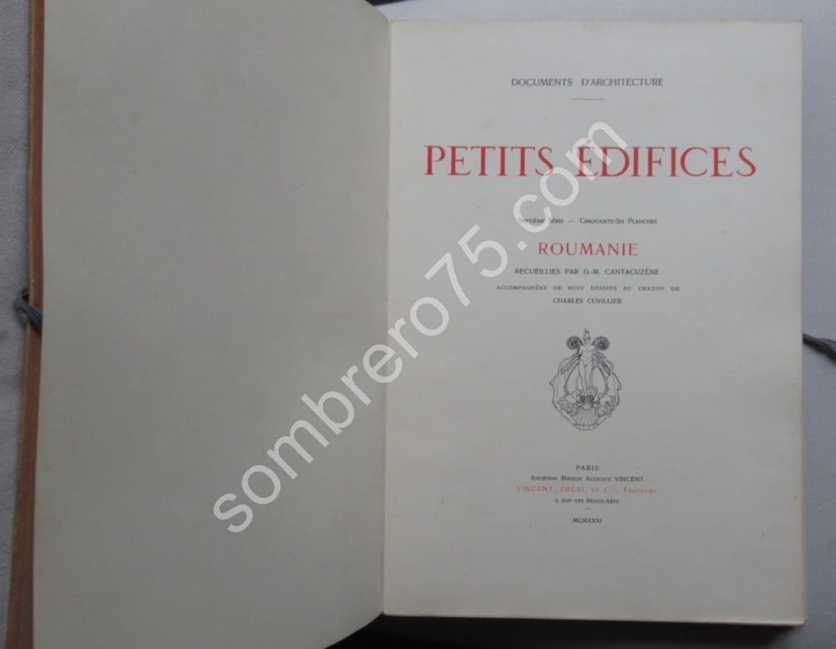 Petits Edifices. Documents d'architecture. Roumanie. 1931 - Image 3