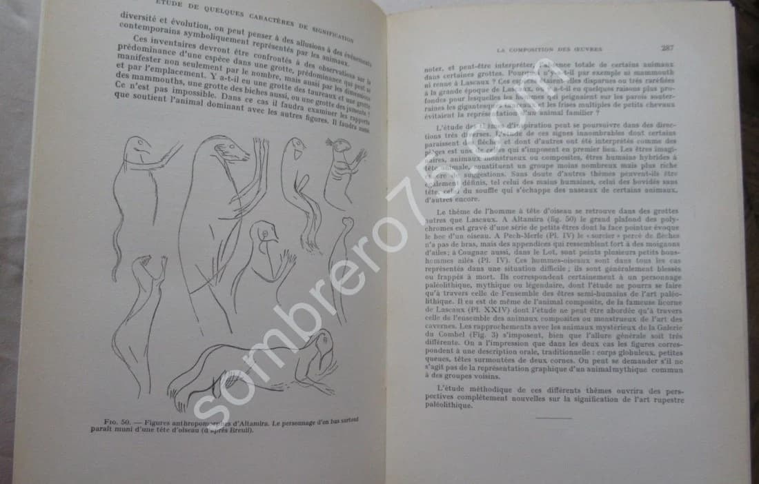 La Signification de l'Art Rupestre Paléolithique. Laming Emperaire - Image 8