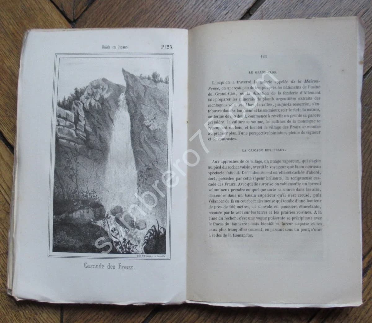 Guide du Voyageur dans l'Oisans. 9 Lithographies. J H ROUSSILLON - Image 5