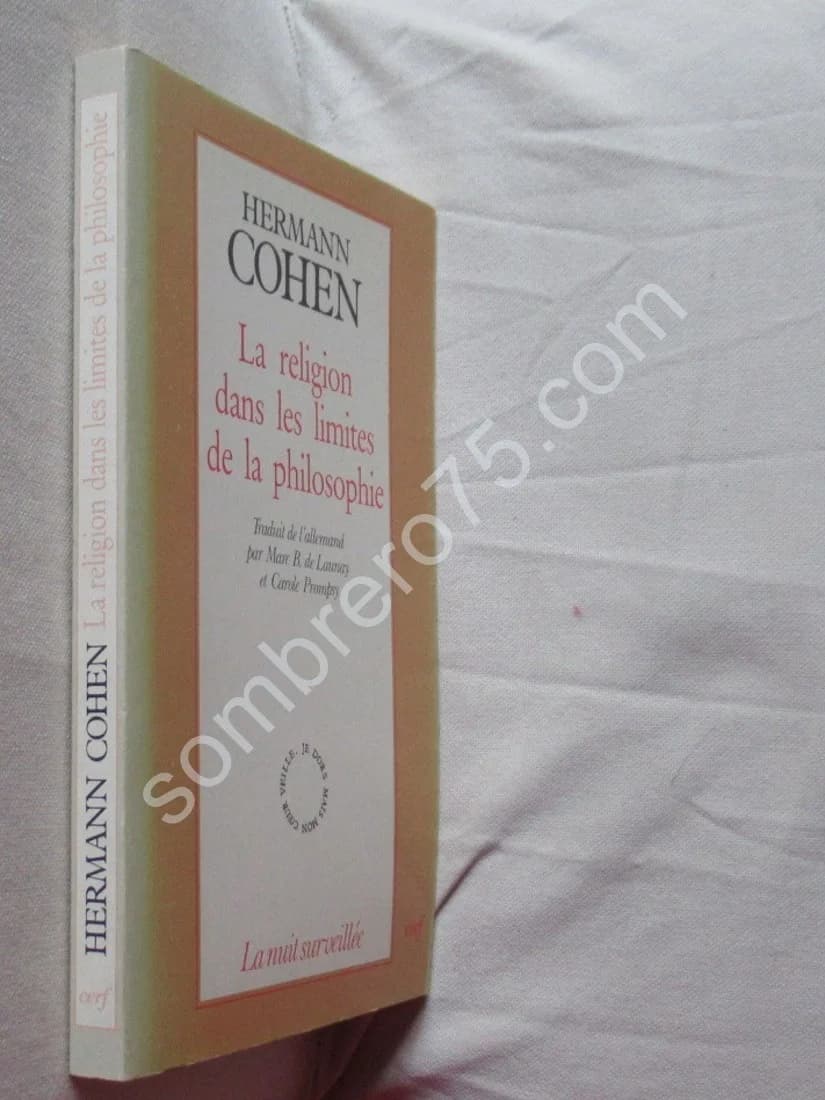 La Religion dans les Limites de la Philosophie. Hermann COHEN - Image 2
