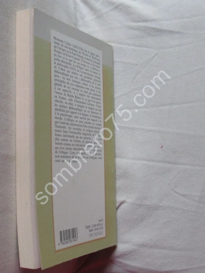 La Religion dans les Limites de la Philosophie. Hermann COHEN - Image 5