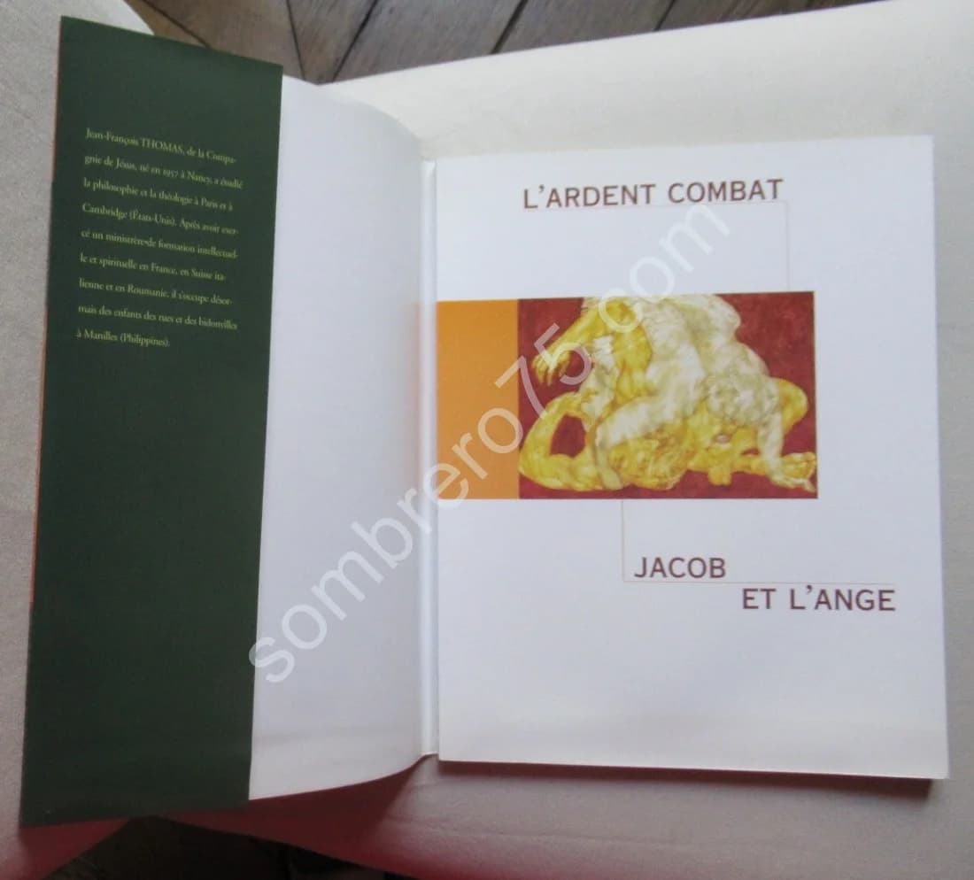 L'Ardent Combat - Jacob et l'Ange. J F THOMAS. Elie WIESEL - Image 3