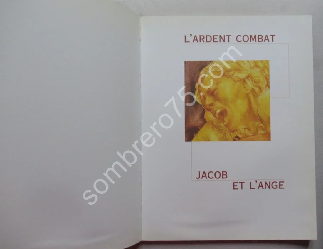 L'Ardent Combat - Jacob et l'Ange. J F THOMAS. Elie WIESEL - Image 5