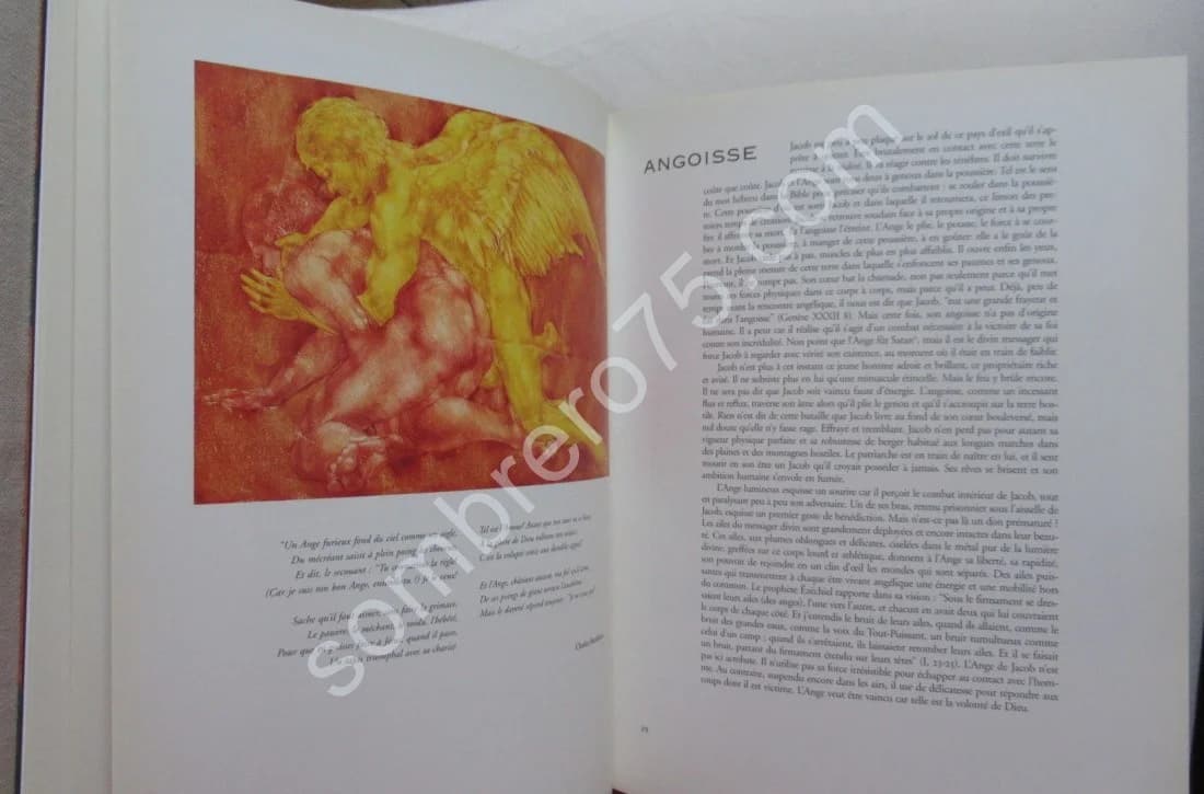 L'Ardent Combat - Jacob et l'Ange. J F THOMAS. Elie WIESEL - Image 9