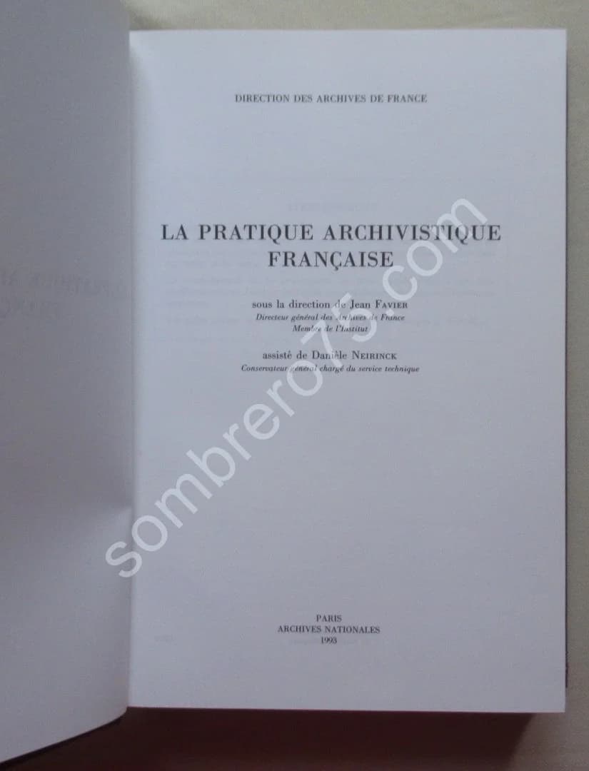 La Pratique Archivistique Française - Image 3