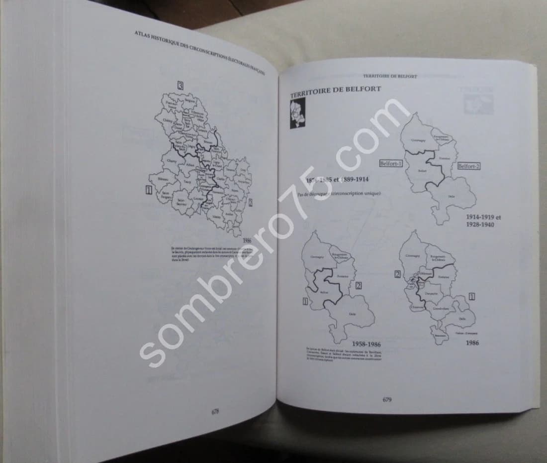 Atlas Historique des Circonscriptions Electorales Françaises. B GAUDILLERE - Image 6