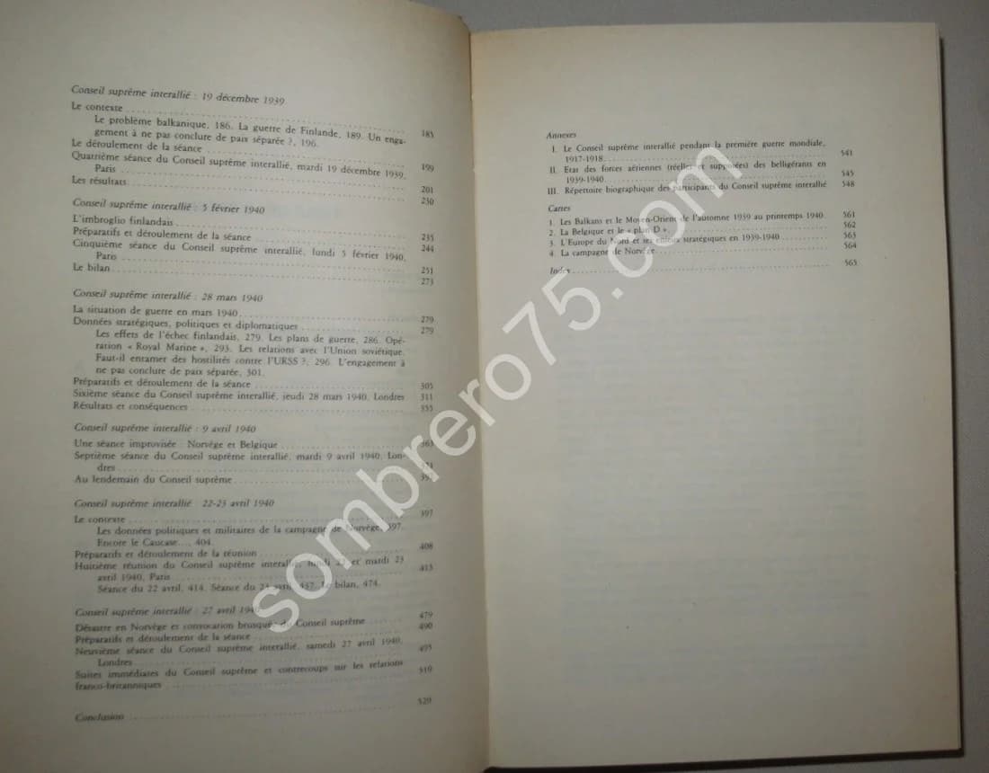 La Stratégie Secrète de la Drôle de Guerre. Fr. BEDARIDA - Image 8