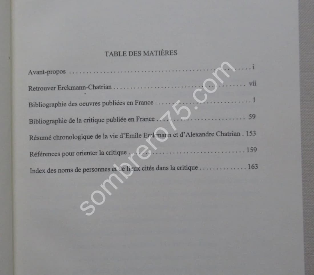 Bibliographie des Oeuvres d'Erckmann Chatrian et de la Critique 1844-1988 - Image 4