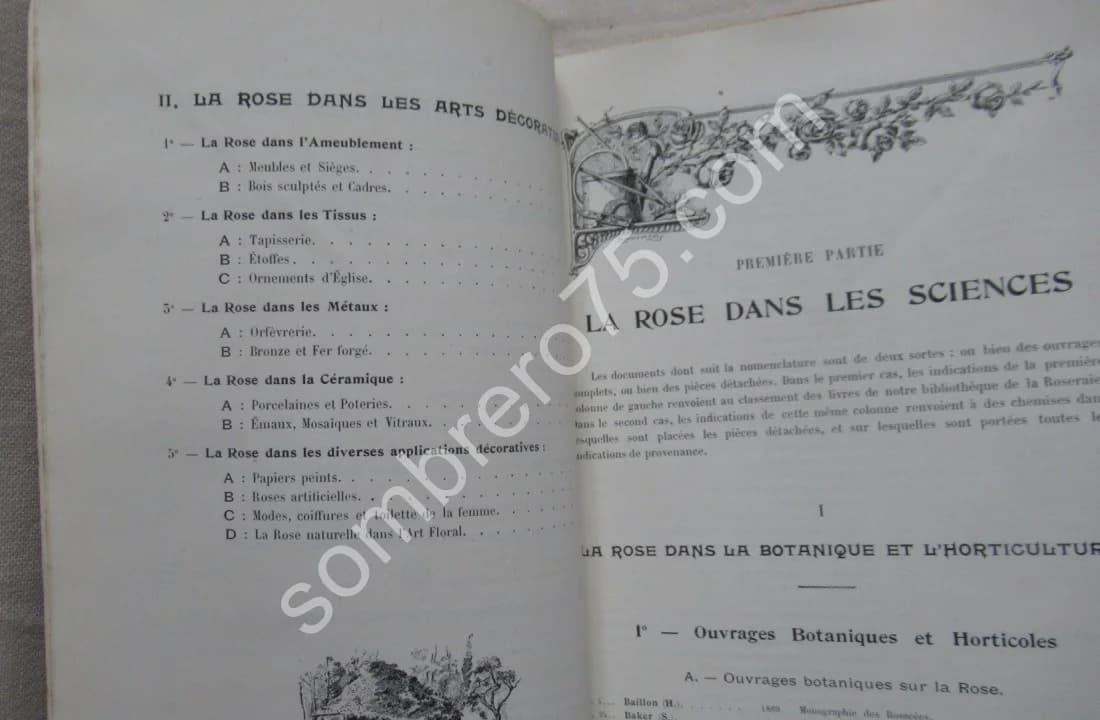 Roseraie de l'Haÿ. La Rose dans les Sciences dans les Lettres et dans les Arts. 1906 - Image 6