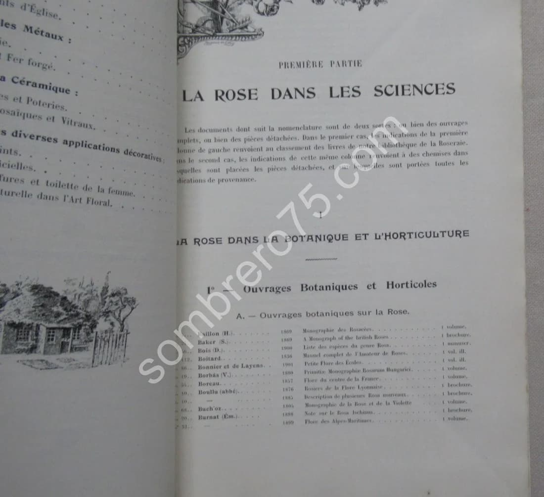 Roseraie de l'Haÿ. La Rose dans les Sciences dans les Lettres et dans les Arts. 1906 - Image 7