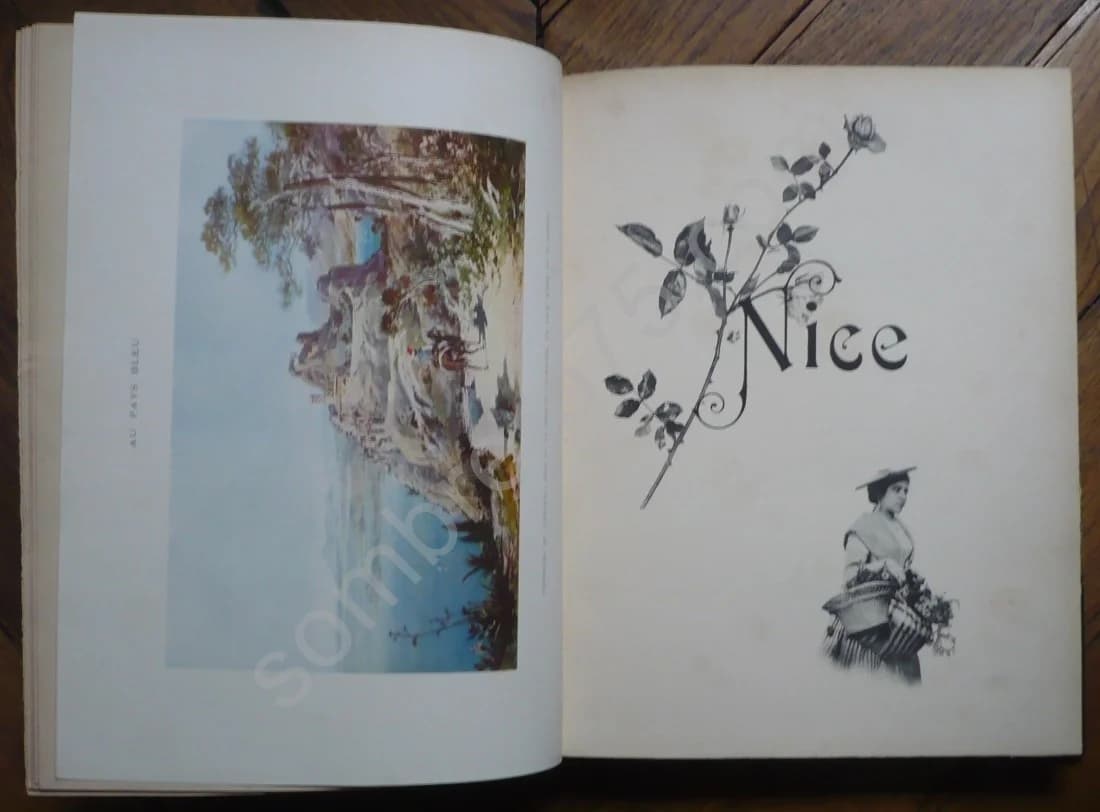 Au Pays Bleu - Alpes Maritimes Henri MORIS. Aquarelles Emile COSTA - Image 5