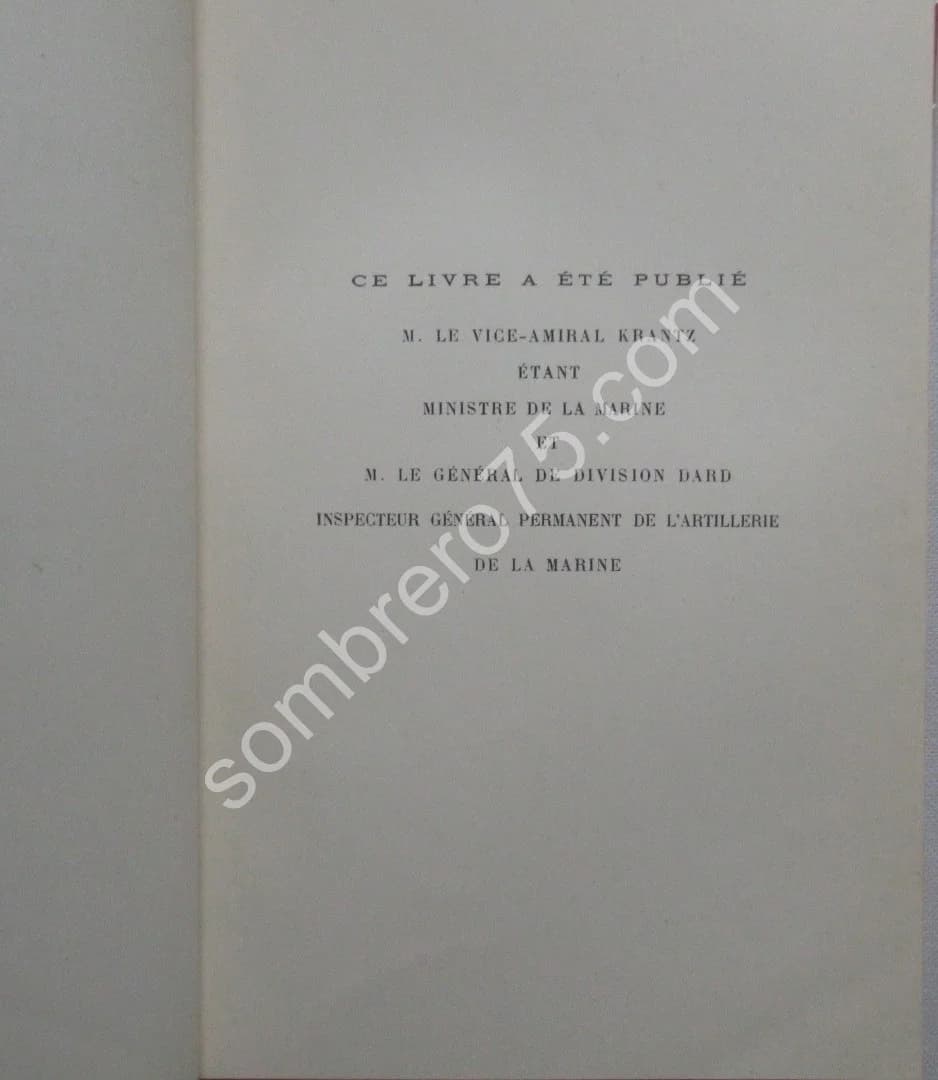 Historique de l'Artillerie de la Marine. 1889 - Image 4