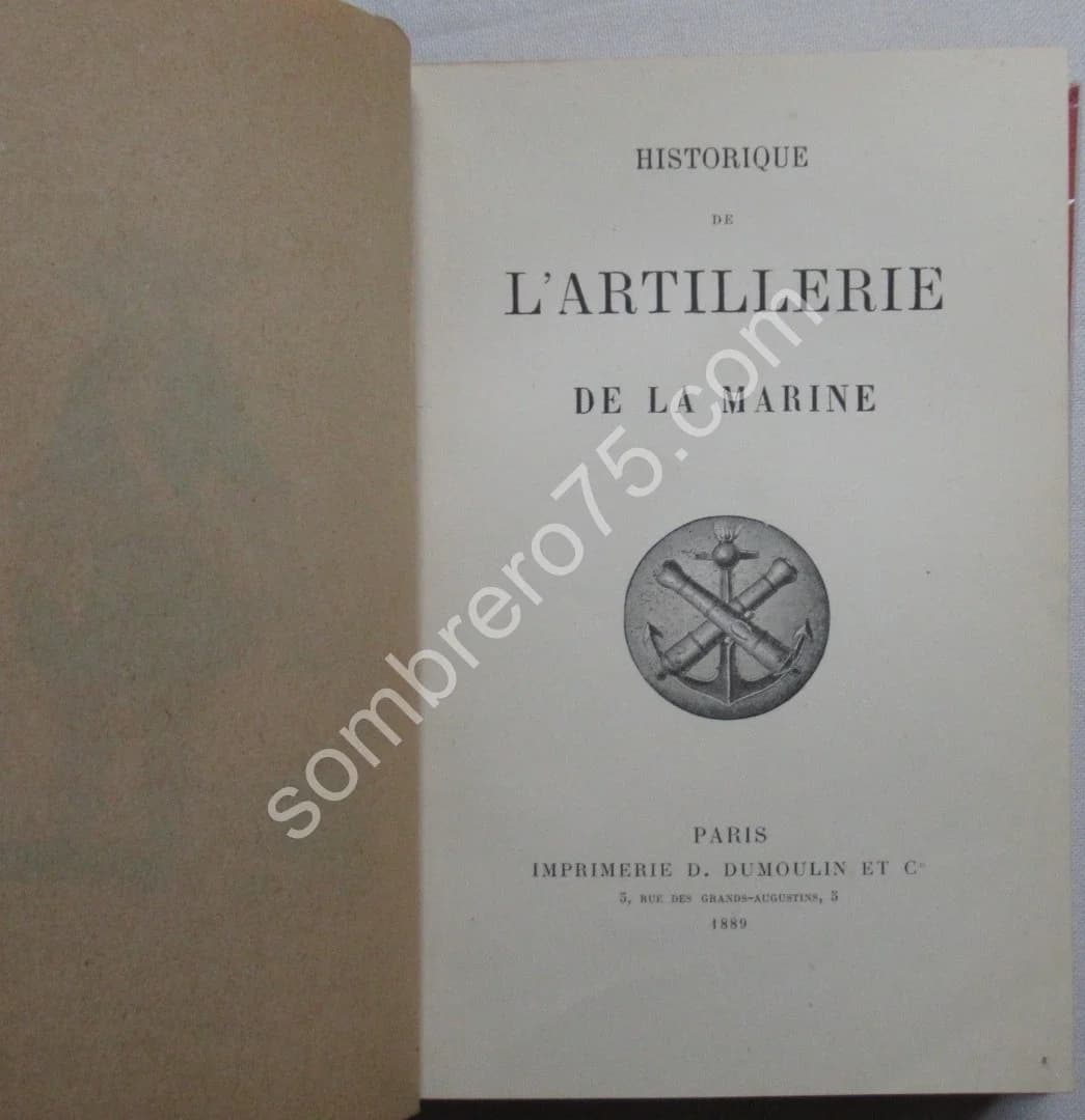 Historique de l'Artillerie de la Marine. 1889 - Image 6