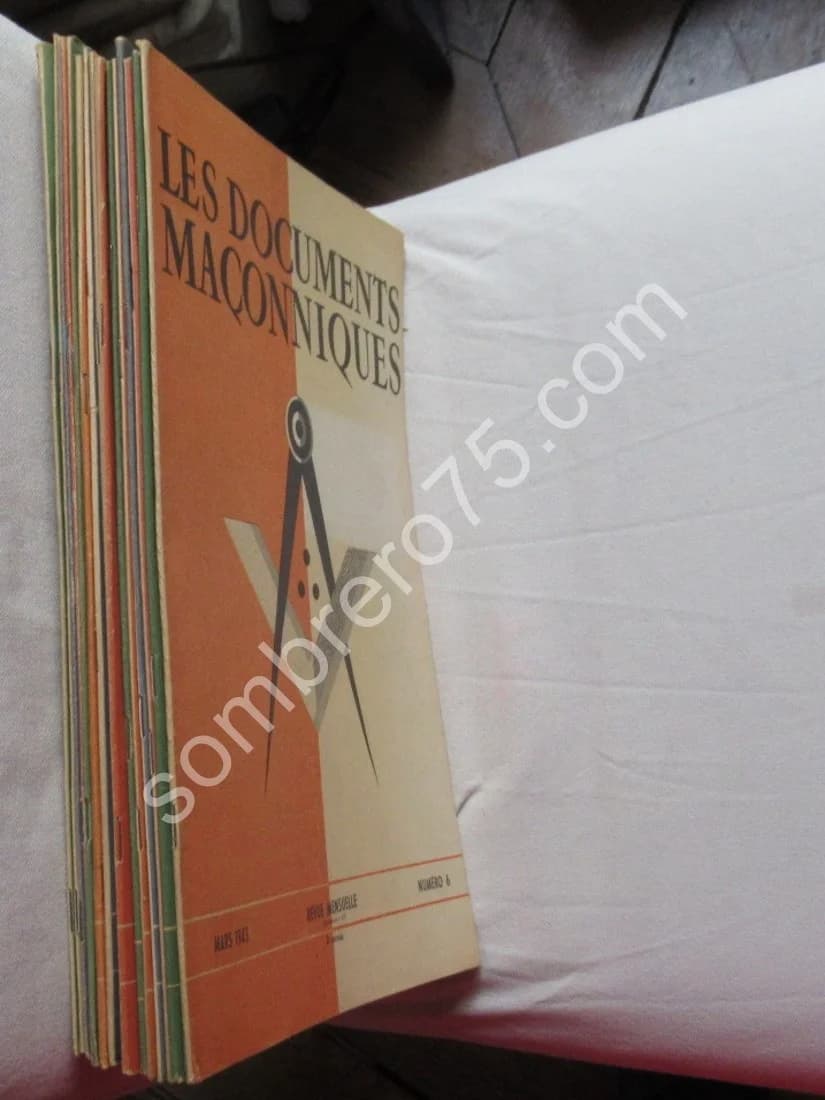 Les Documents Maçonniques. Revue Mensuelle. Lot de 15 Numéros - Image 2