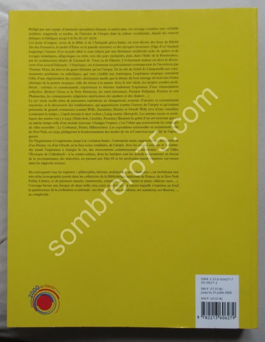 Utopie - La Quête de la Société Idéale en Occident. B.N.F - Image 8