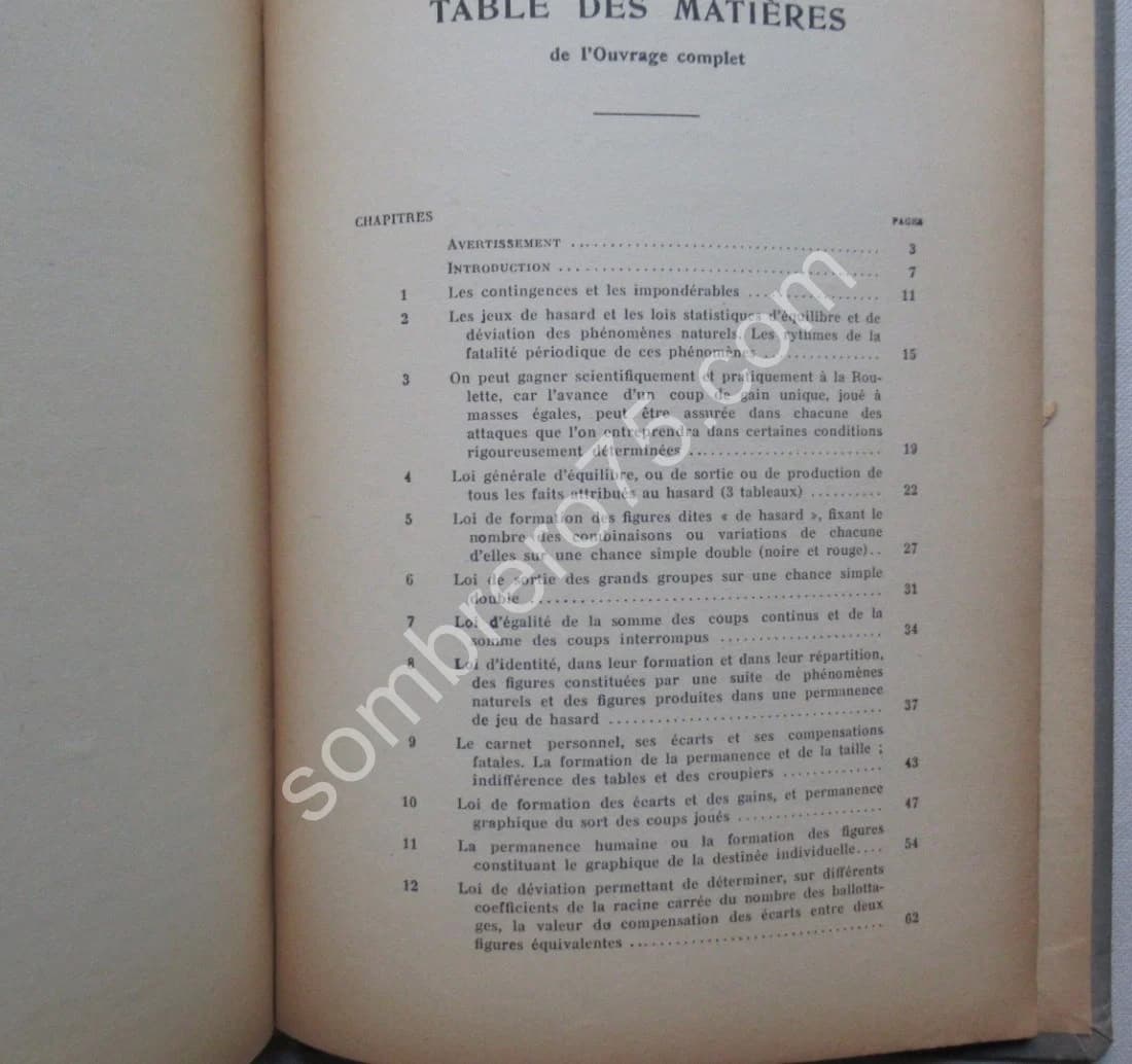 Le Gain Scientifique d'une seule Unité à la Roulette ou au Trente et Quarante. Les Lois du Hasard - Image 6