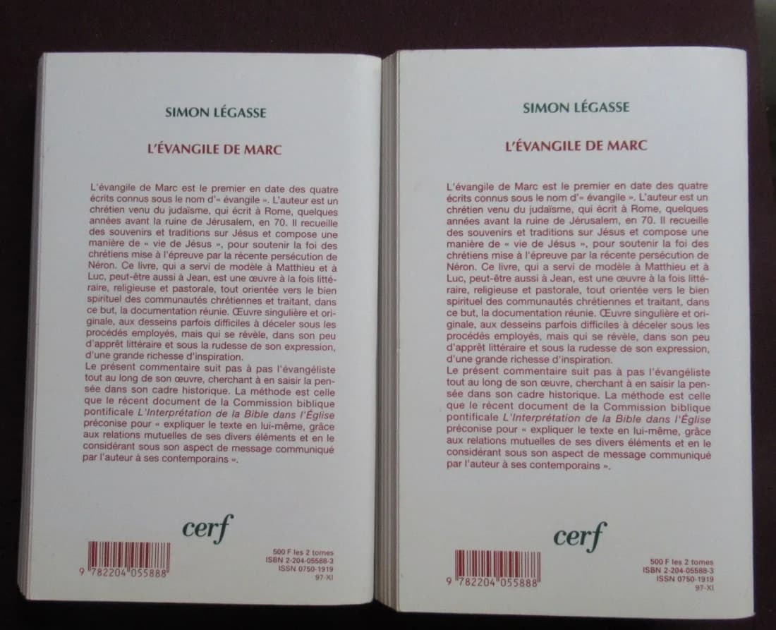 L'Evangile de Marc. - 2 Tomes - Image 5