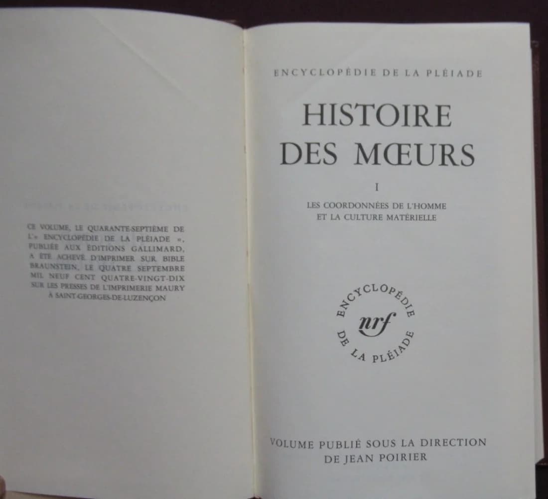 Histoire des Moeurs - Tome 1 - Image 3