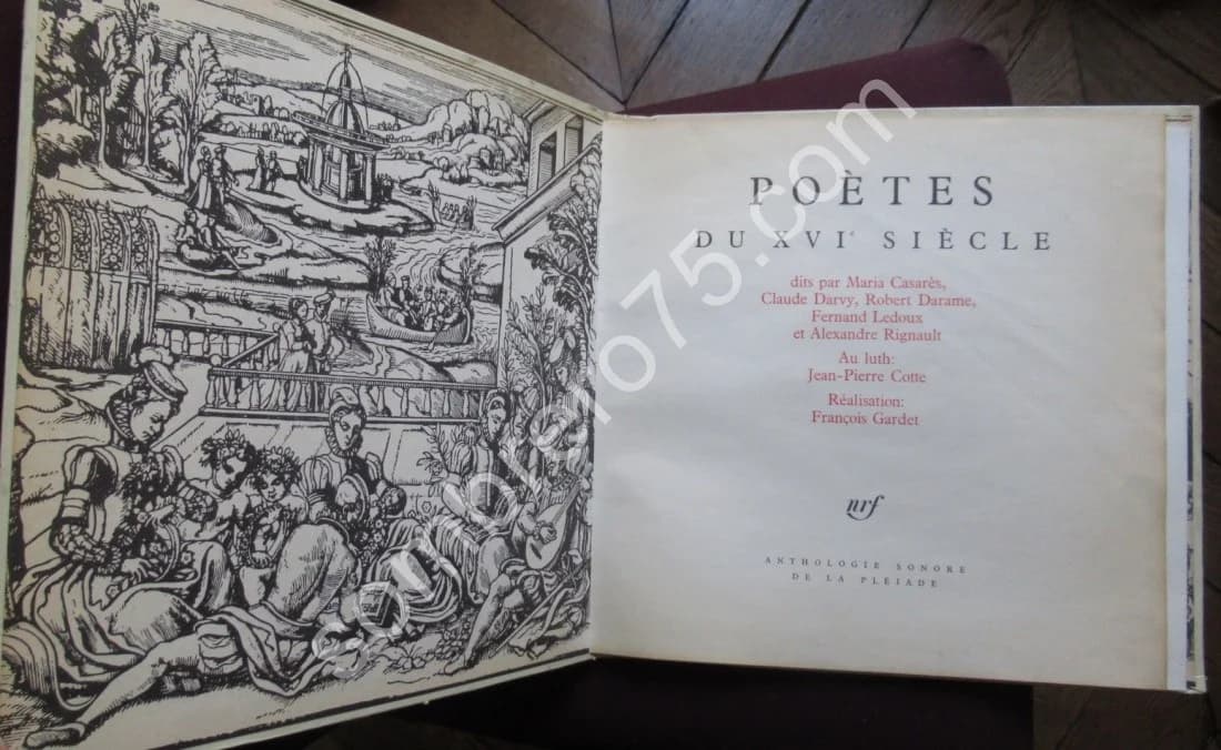 Disque: Poètes du XVI Siècle. Anthologie sonore - Image 3