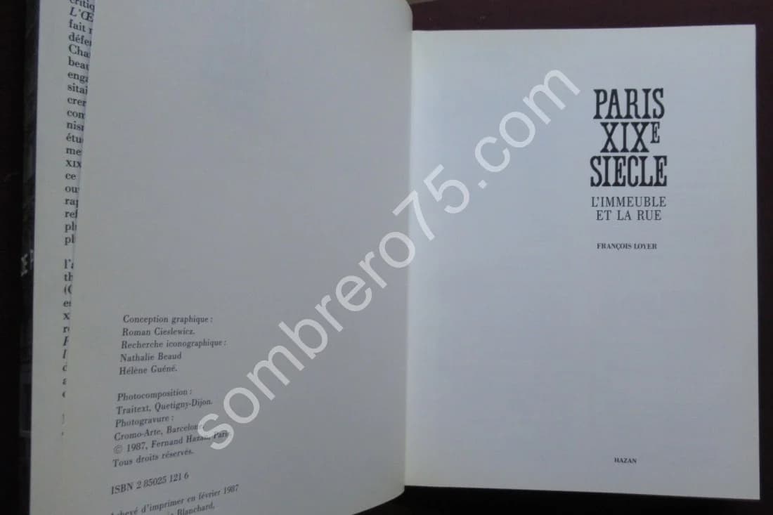 Paris XIXe siècle. L'Immeuble et la Rue. François Loyer - Image 3
