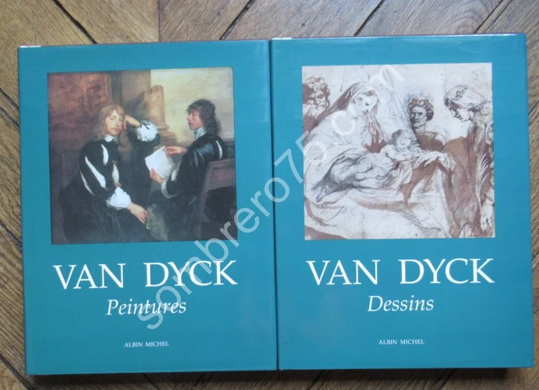 Van Dyck Dessins et Peintures. Arthur K Wheelock - 2 Tomes sous emboitages - Image 2