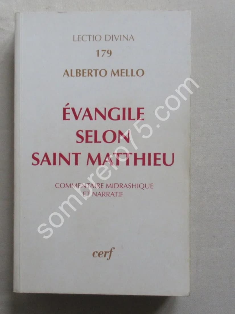 Evangile selon Saint Matthieu