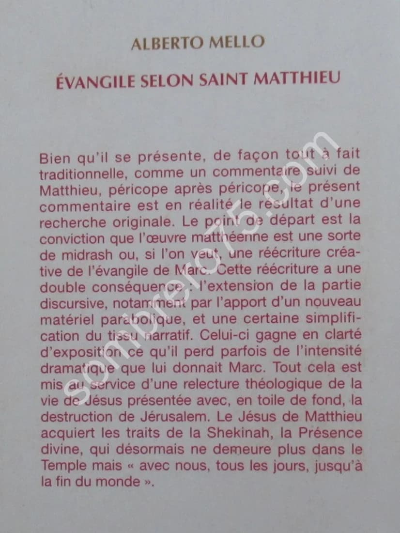 Evangile selon Saint Matthieu - Image 5