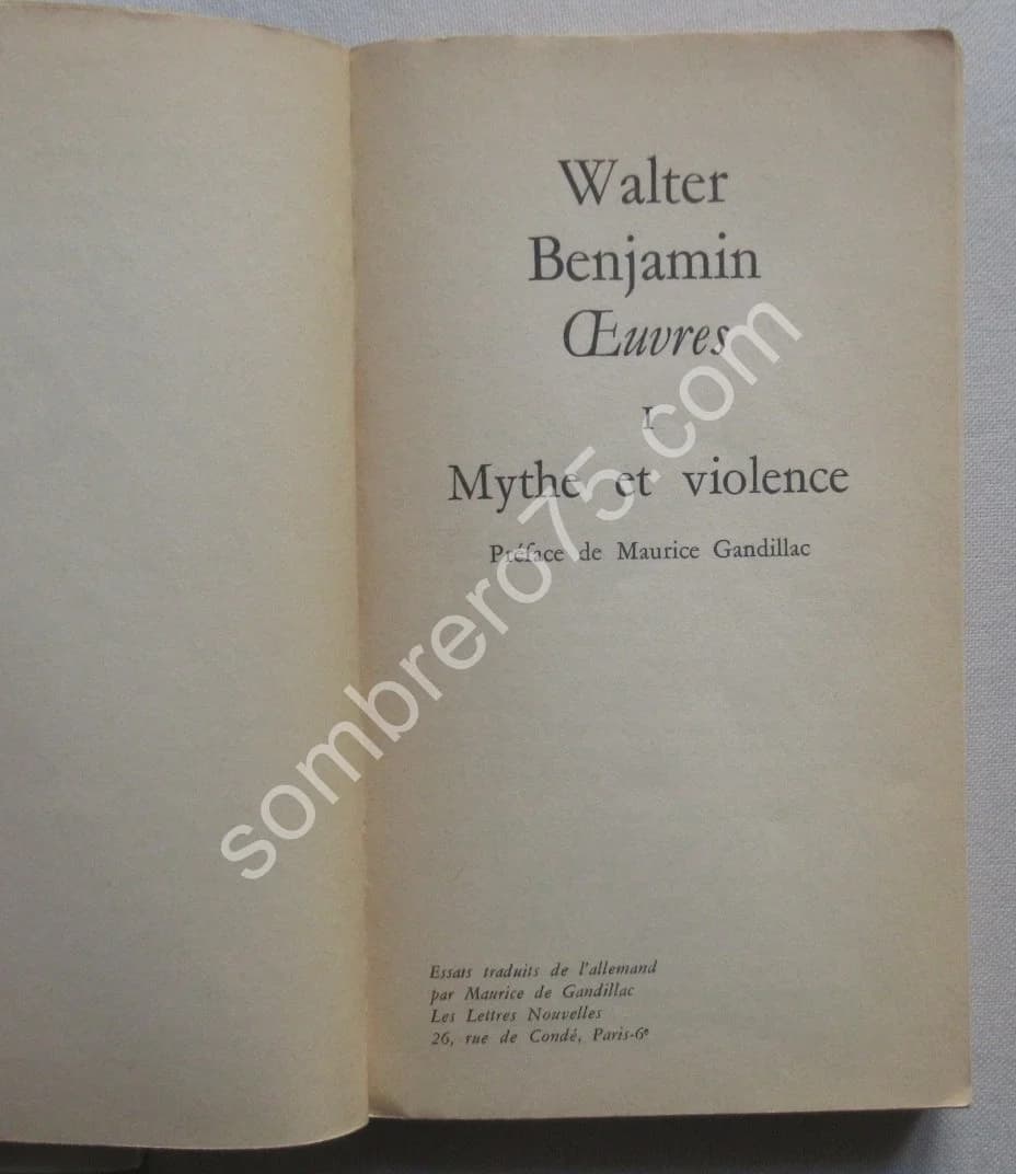 2 Tomes: Mythe et Violence. Poésie et Révolution - Image 3