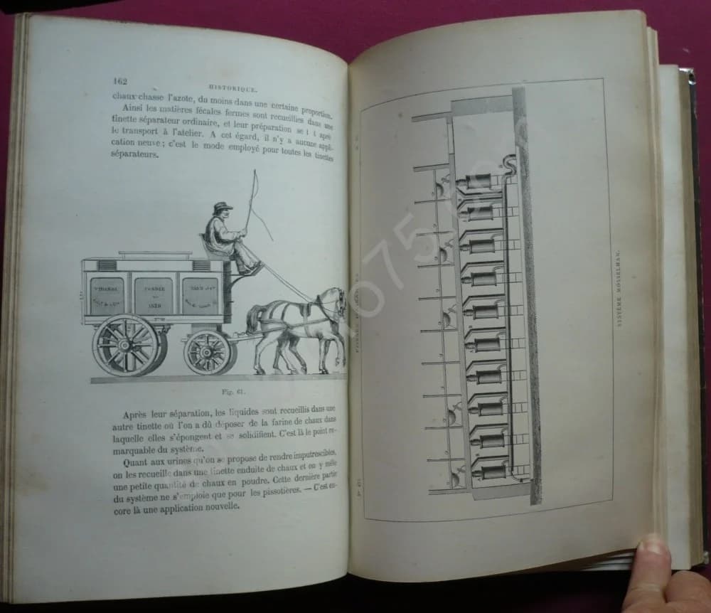 Dictionnaire Historique et Pratique de la Voierie...Fosses d'aisances : Latrines, Urinoirs et Vidanges. 1875 - Image 4