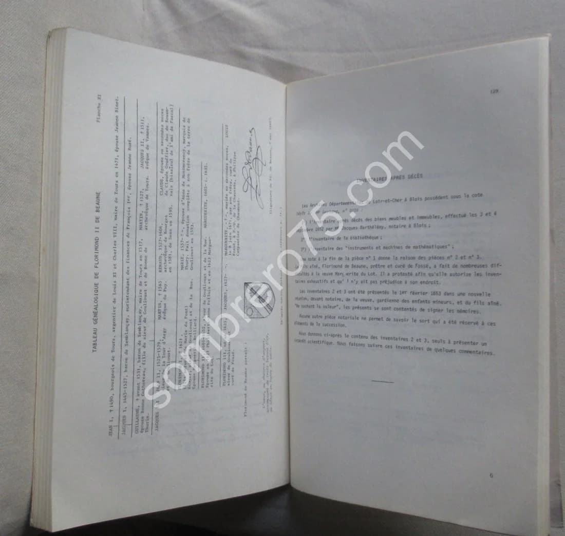 Florimond de Beaune. Doctrine de l'Angle Solide Inventaire de sa Bibliothèque - Image 5