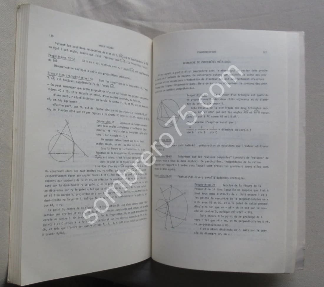 Florimond de Beaune. Doctrine de l'Angle Solide Inventaire de sa Bibliothèque - Image 6