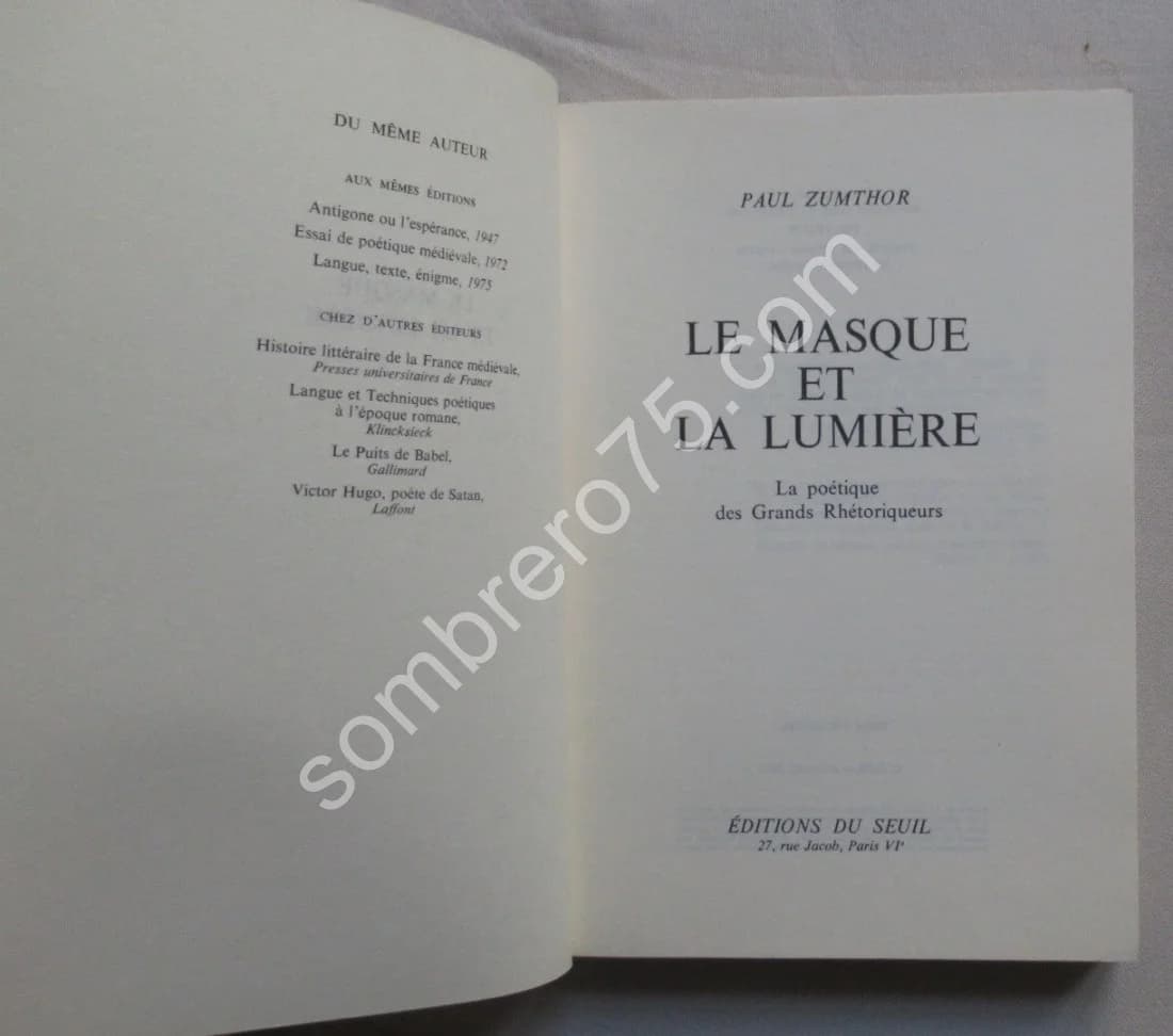 Le Masque et la Lumière. La Poétique des grands rhétoriqueurs - Image 3