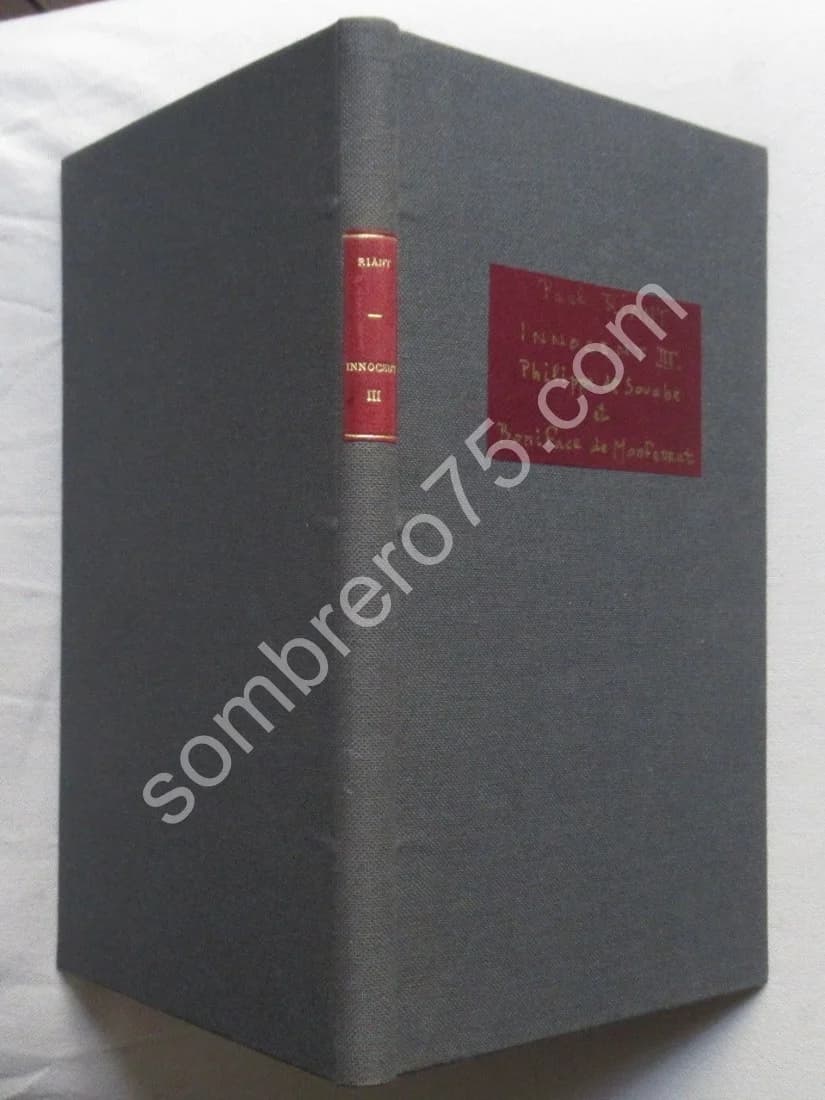 Innocent III Philippe de Souare Boniface de Montferrat. Le Comte RIANT - Image 2